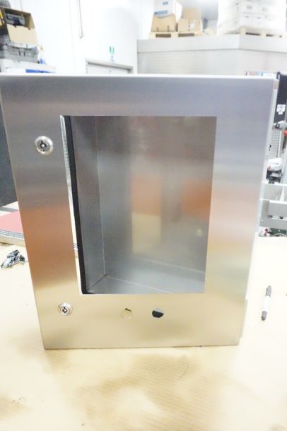 Stainless Lockable Cabinet with Viewing Pane