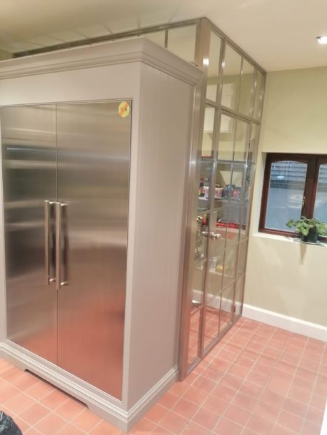 Stainless Work in Large Pantry Off Kitchen