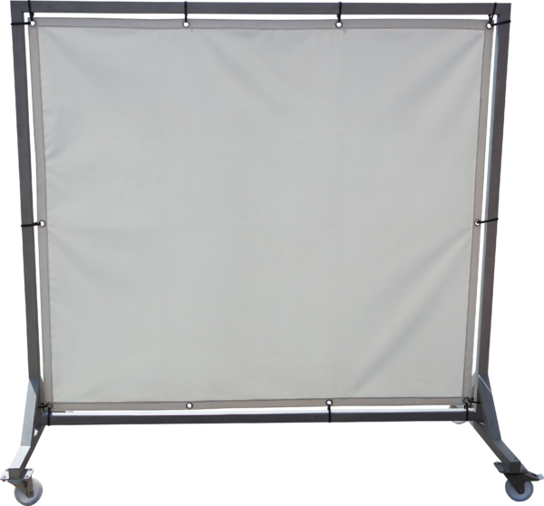 Stainless Framed Mobile Maxi Spray Protection Screen - L1980 x W900 x H2000 - Image 3