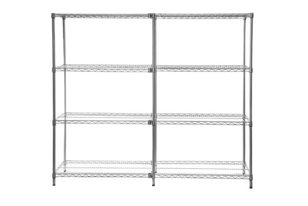 Perma Plus Epoxy Coated Wire Shelving - 4 Tier Starter Set - Image 2