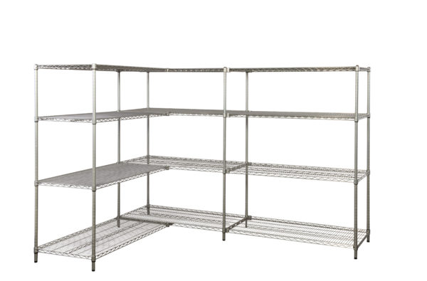 Perma Plus Epoxy Coated Wire Shelving - 4 Tier Starter Set - Image 3