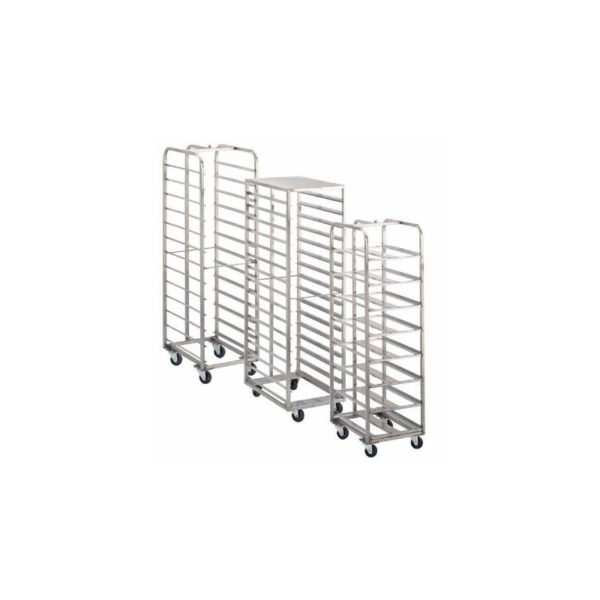 Stainless 600 x 400 Euro Tray Trolley Range - Image 2