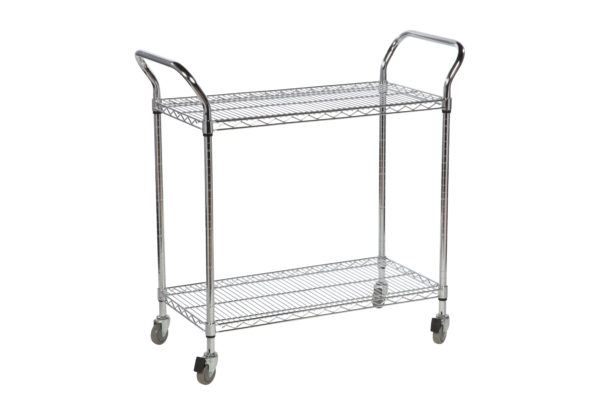 Chrome Wire Trolley - Image 2