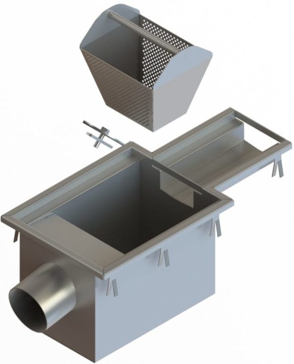 Diamond End Bottom Drain Outlet