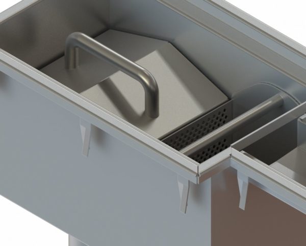 Stainless Standard End Bottom Drain Outlet - Image 3