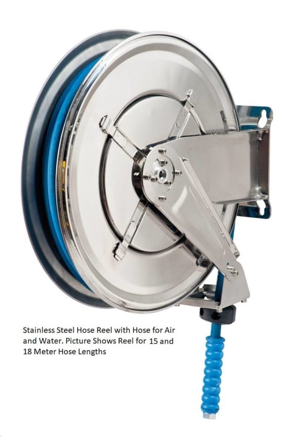 Reelcare Stainless Steel Air or Water Hose Reels - Image 4