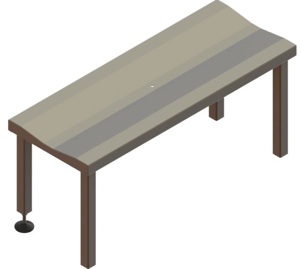 Stainless Standard Step Over Bench - Image 3