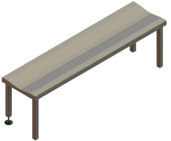 Stainless Standard Step Over Bench - Image 4