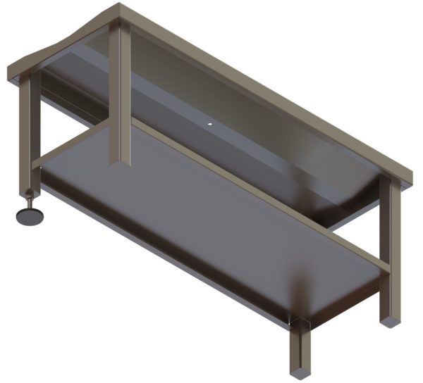 Stainless Shoe Storage Step Over Bench - Image 2