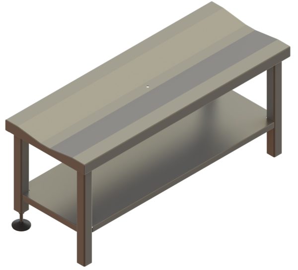 Stainless Shoe Storage Step Over Bench - Image 3