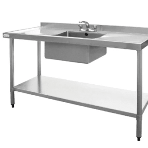 Stainless Sink with Double Drainer