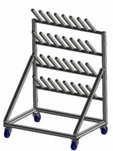 Stainless Mobile Boot Rack - LS Engineering